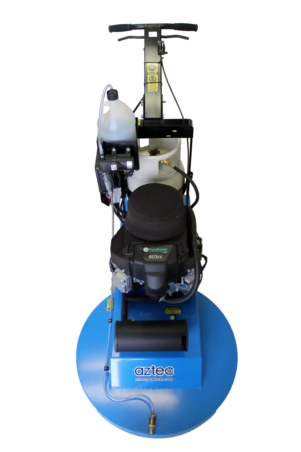 Aztec 24" LowRider High Speed Propane Burnisher (070-24-LR) Package W/ Pads & Chemicals