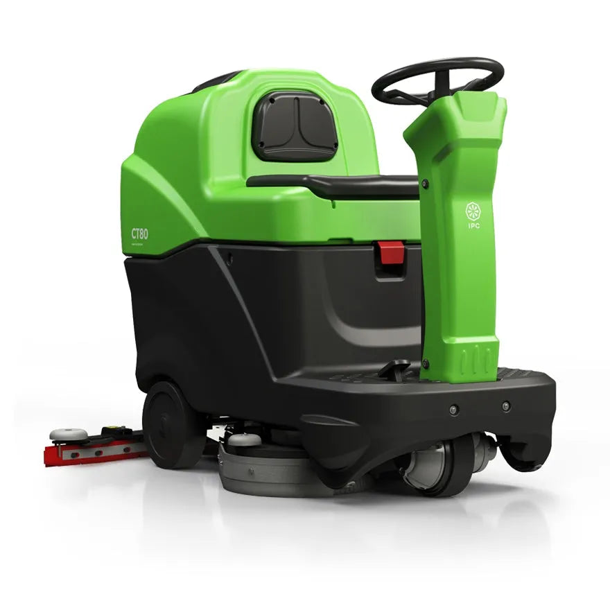 IPC 24" Ride-On Floor Scrubber, 22 Gal Tank, 200 ah Battery w/On Board Charger (CT80BT60)