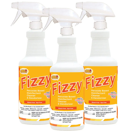 Fizzy RTU Peroxide Disinfectant Cleaner – 32 oz Quart