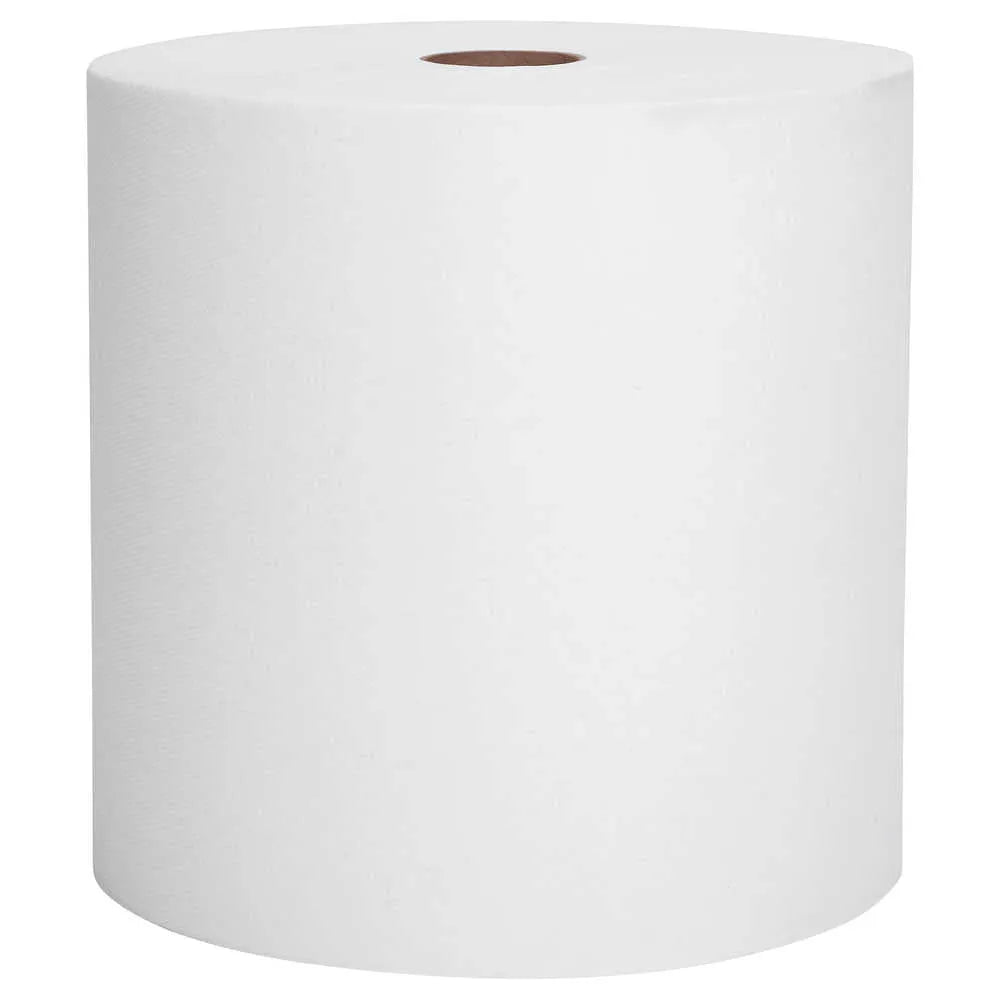 Towels, Hard Roll, KC Scott 01040, 8x800 White, Case of 12