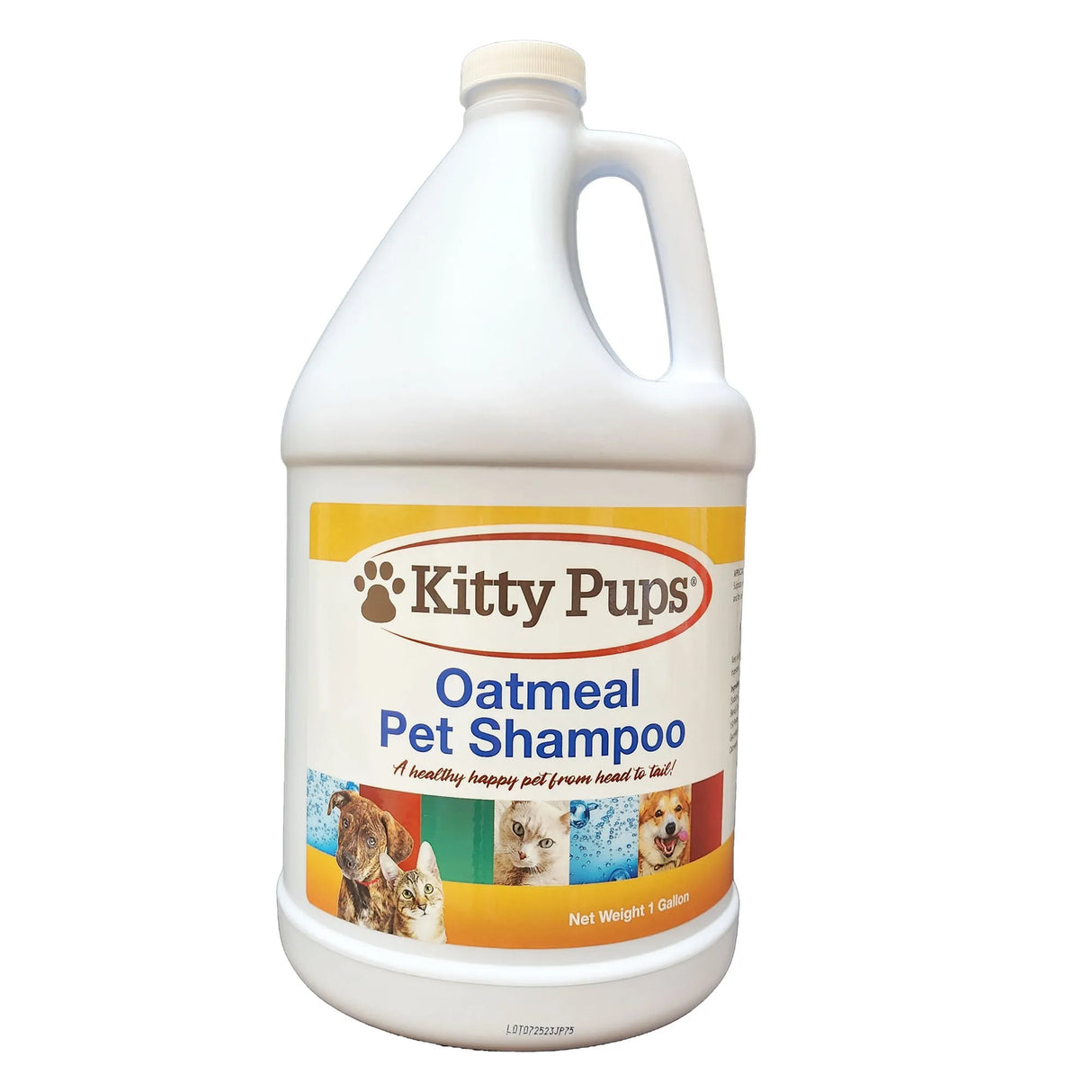 KittyPups Natural Oatmeal Pet Shampoo, Concentrated Gallon