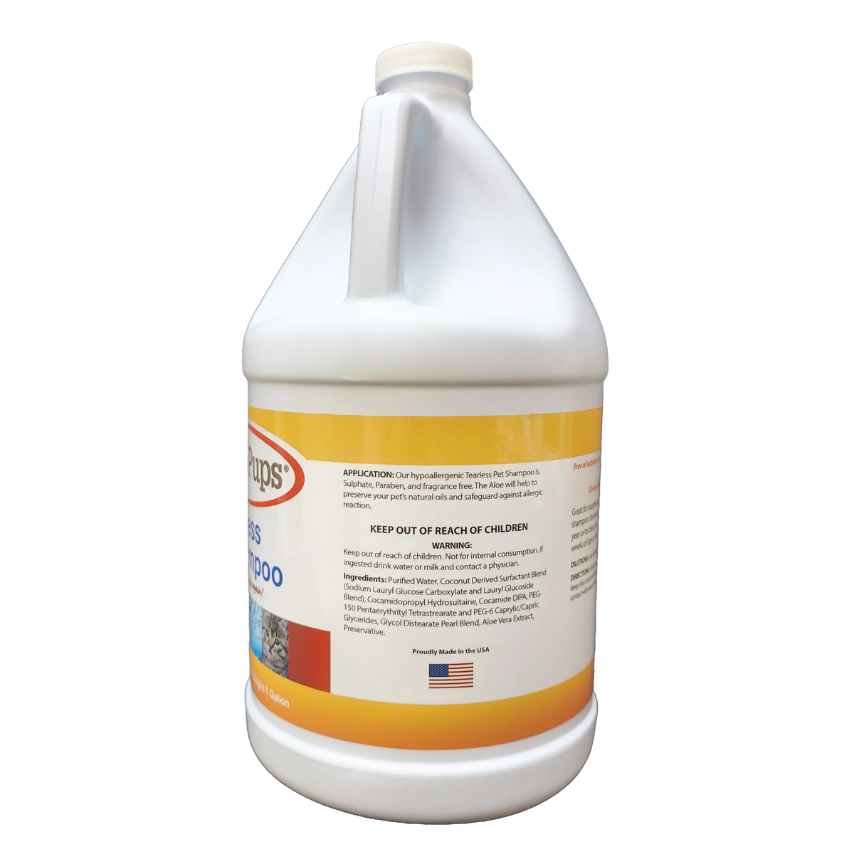 KittyPups Tearless Pet Shampoo, 1 Gallon