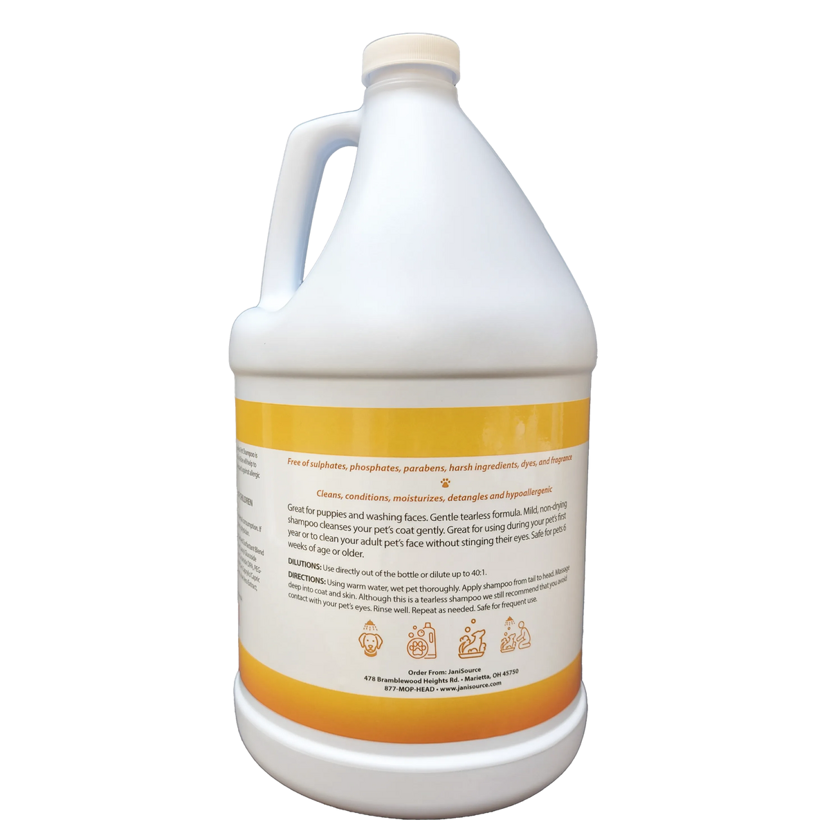 KittyPups Tearless Pet Shampoo, 1 Gallon