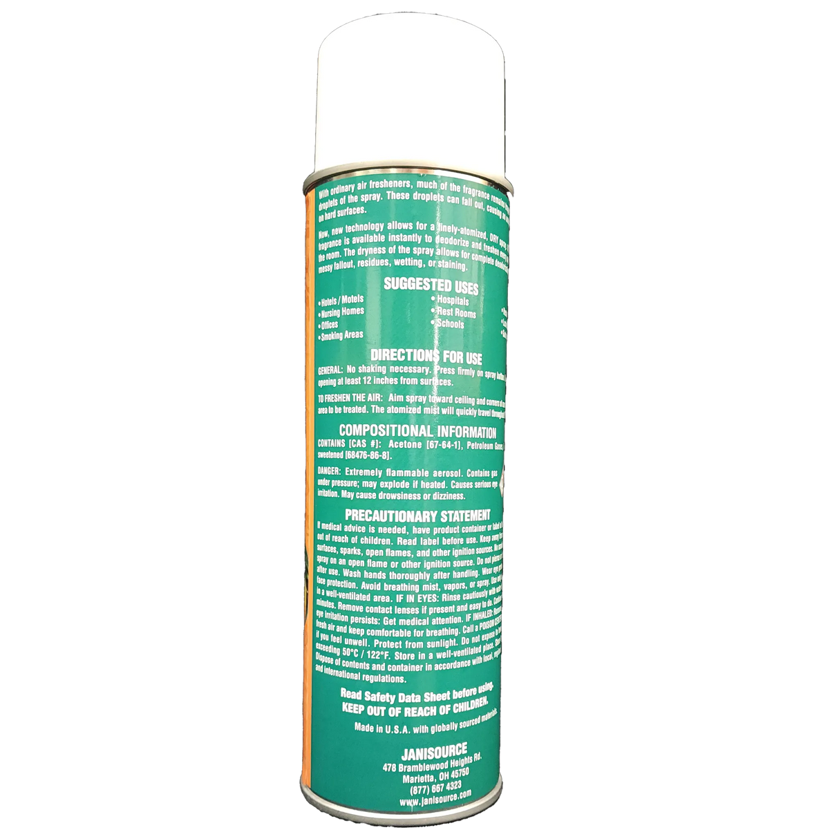 JaniSource Mango Breeze Air Freshener, Aerosol, 10 oz