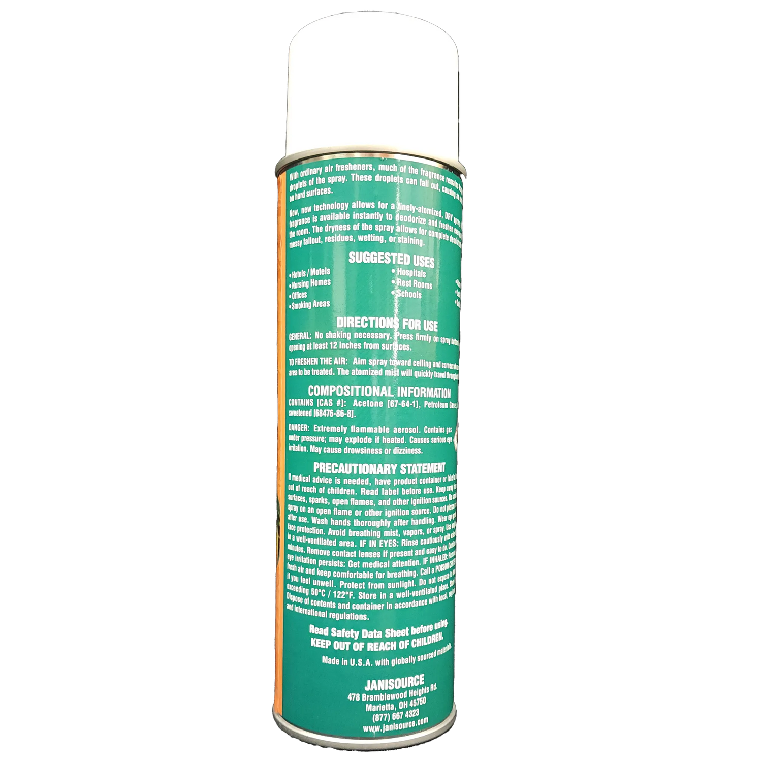 JaniSource Mango Breeze Air Freshener, Aerosol, 10 oz