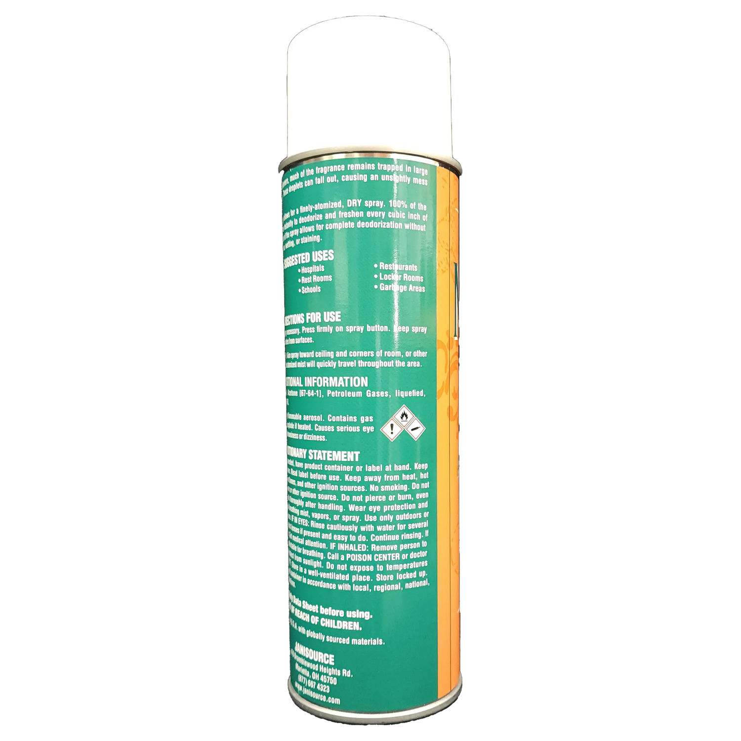 JaniSource Mango Breeze Air Freshener, Aerosol, 10 oz