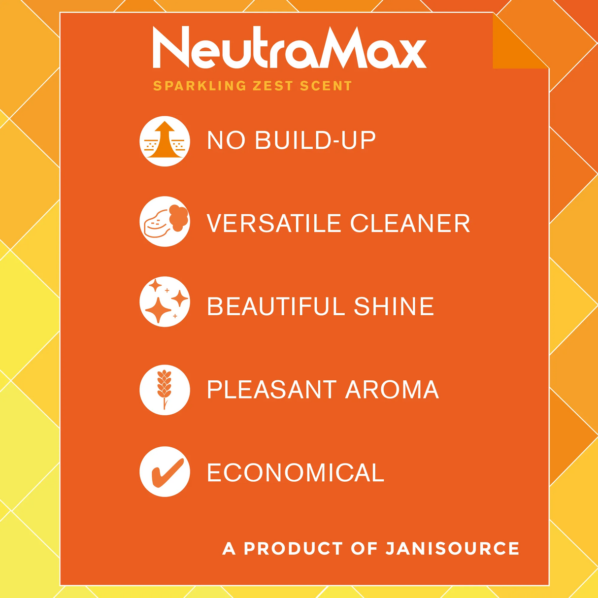 NeutraMax Sparkling Zest Scent Concentrated Neutral Floor Cleaner, Gallon