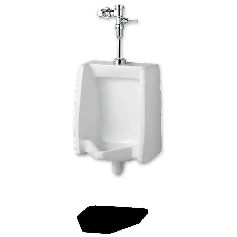 JaniSource Original Cut Antimicrobial Urinal Mat – Black (Case of 12)