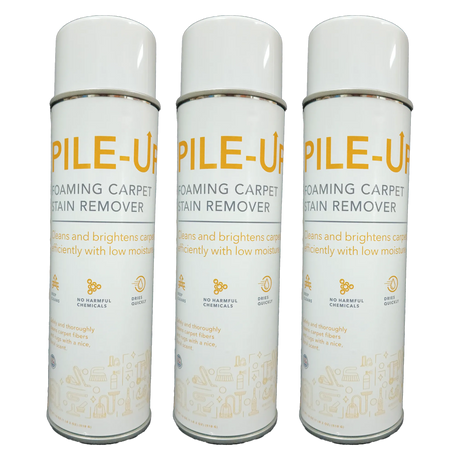 Pile-Up Foaming Carpet Stain Remover, Foaming Aerosol, 18 oz Net