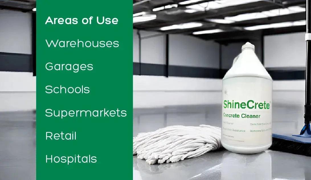 ShineCrete Concrete Cleaner - Concentrated Daily Polished Concrete Floor Maintenance & Protector