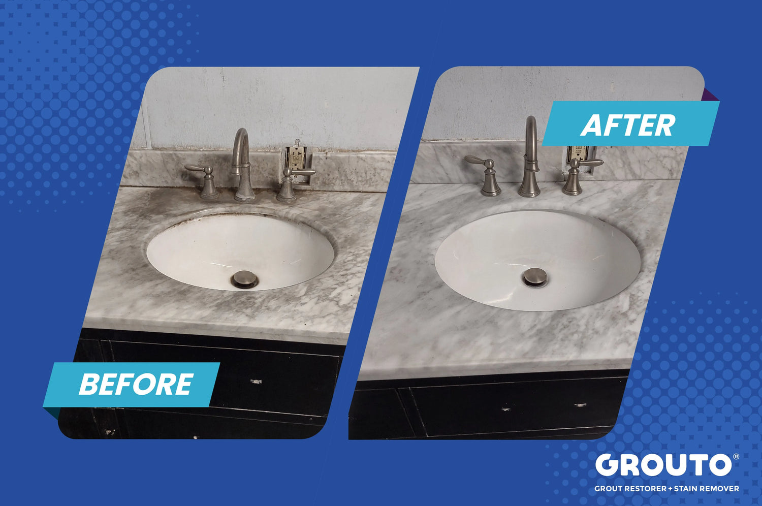 Grouto Grout Restorer & Stain Remover, Industrial Strength, Foaming Action, Concentrate, 1 Gallon