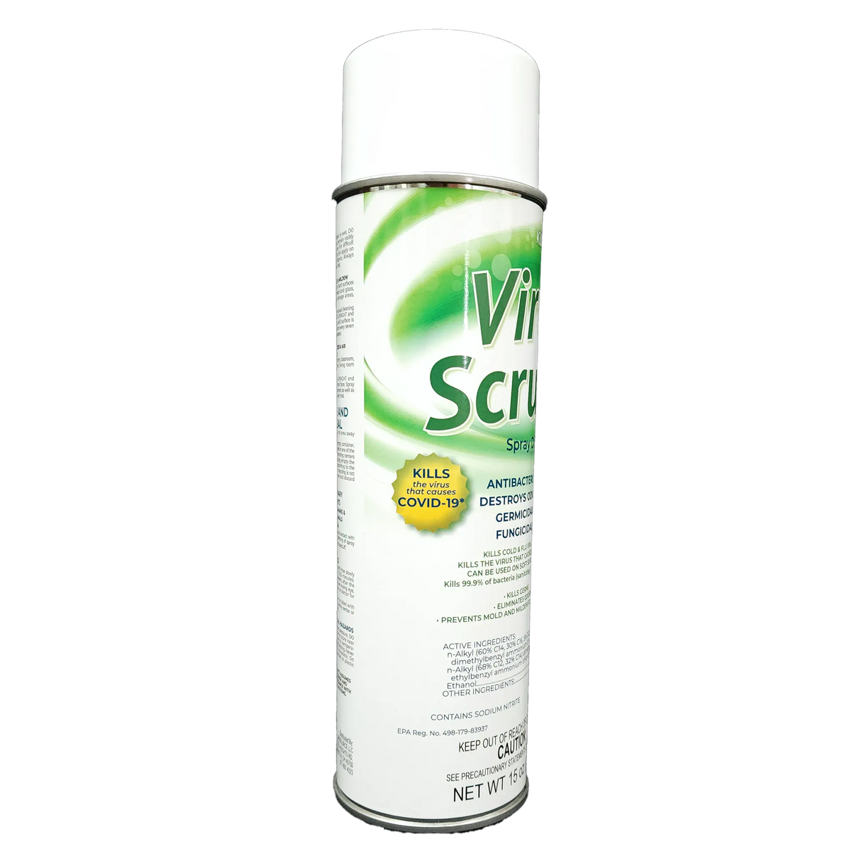 ViruScrub Hospital Grade MRSA Disinfectant, Ready-To-Use Aerosol , 15 oz