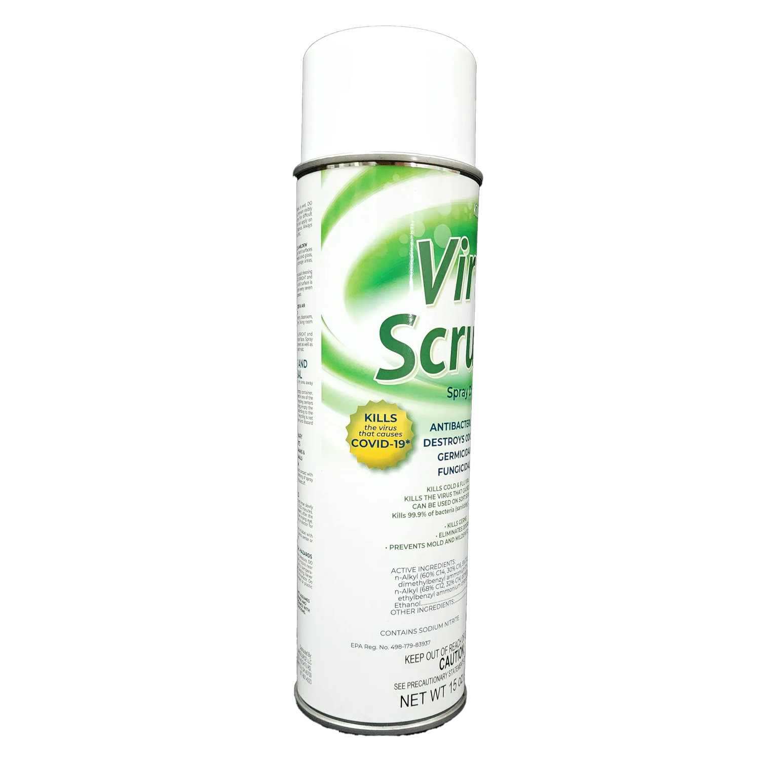 ViruScrub Hospital Grade MRSA Disinfectant, Ready-To-Use Aerosol , 15 oz