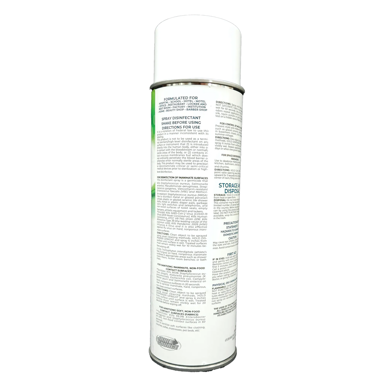 ViruScrub Hospital Grade MRSA Disinfectant, Ready-To-Use Aerosol , 15 oz