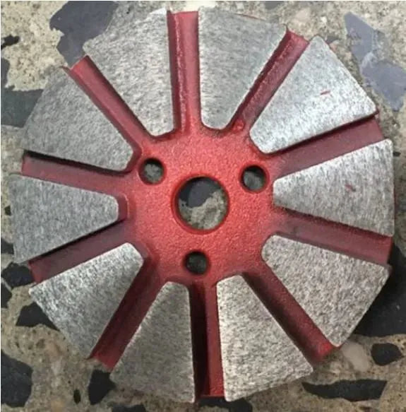 Aztec Products 200 Grit 3" Metal Bond Diamond Grinding Puck, 10 Segments (Each)