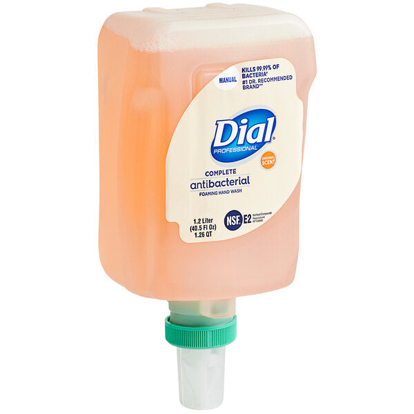 Hand Soap, Dial Antimicrobial 16670, 1.2L, Case of 3
