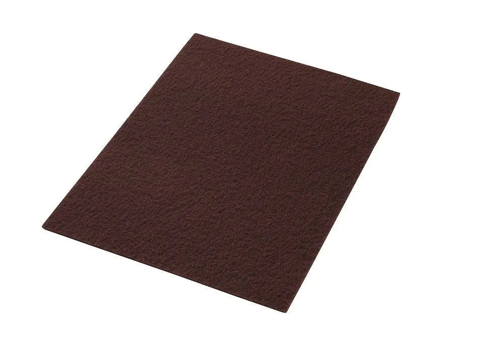 JaniSource 14" x 20" ECO-Maroon-FPP Floor Pad - Case of 10