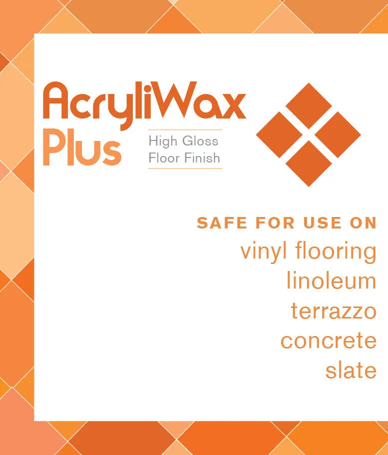 JaniSource Acryliwax Plus Commercial Floor Finish, 1 Gallon