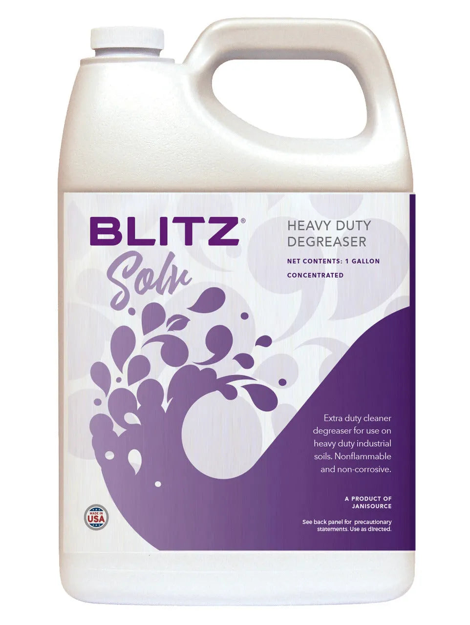 JaniSource BlitzSolv Heavy Duty Degreaser Cleaner 1:20, 1 Gallon