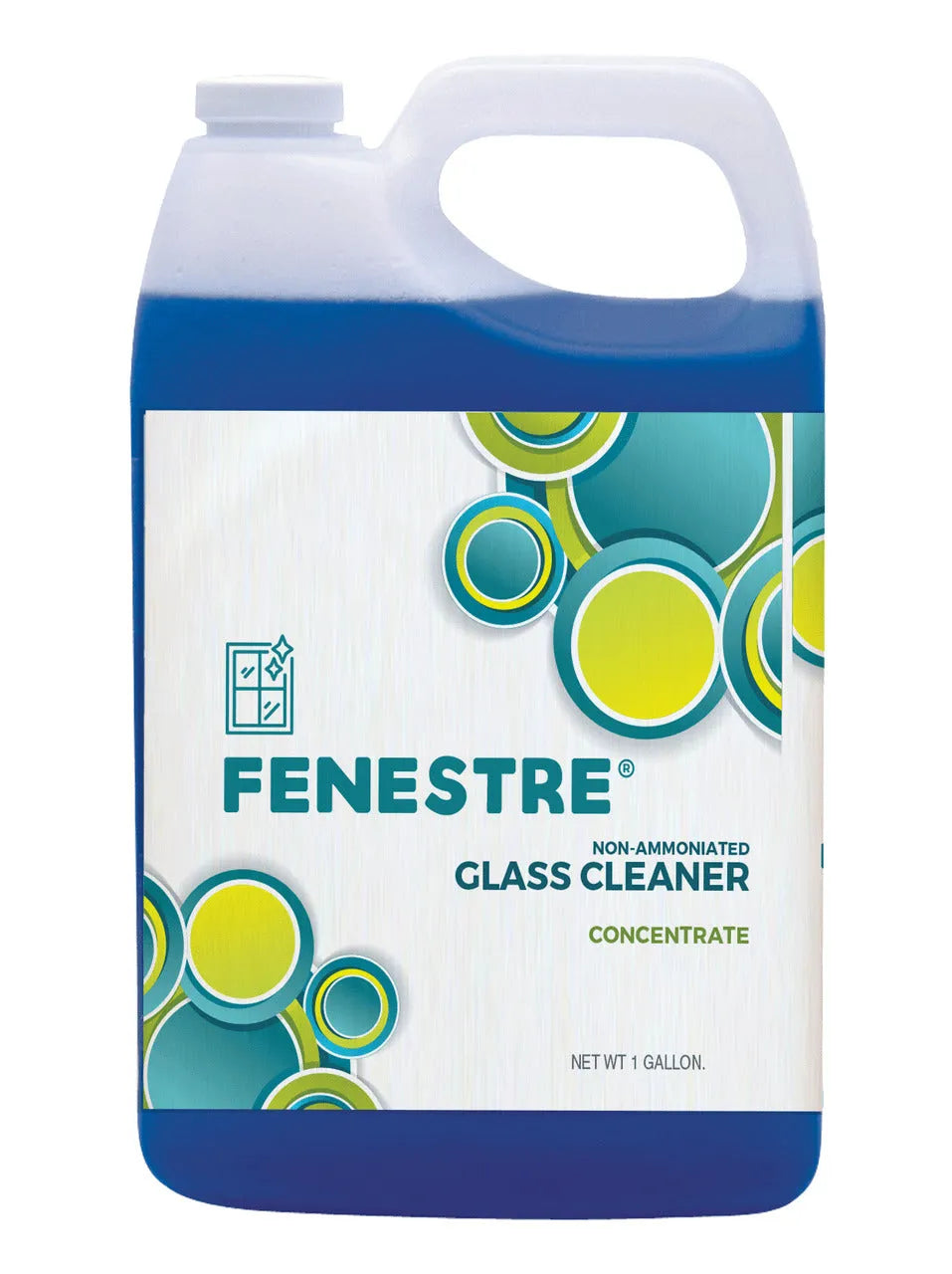 JaniSource Fenestre Concentrate Non-Ammoniated Glass Cleaner, 1 Gallon