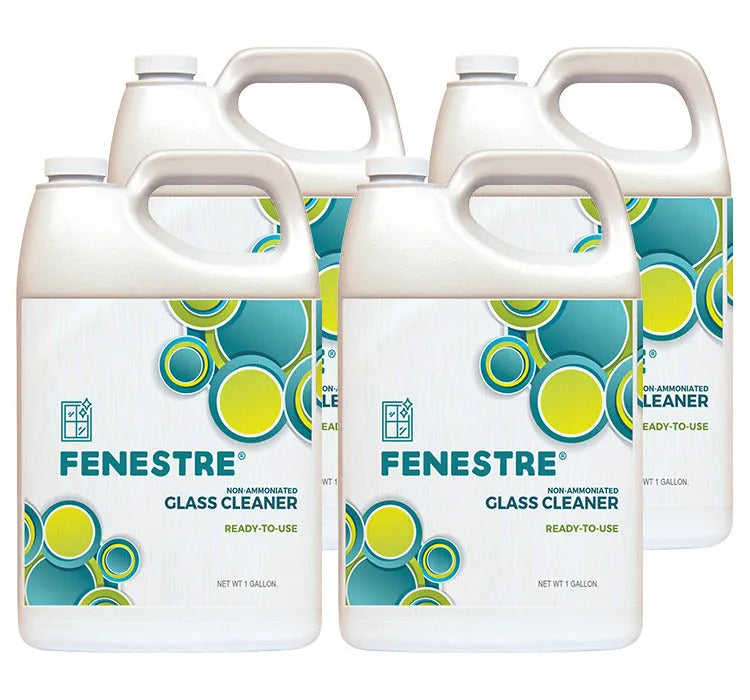 JaniSource Fenestre RTU Non-Ammoniated Glass Cleaner, 1 Gallon (Case of 4)