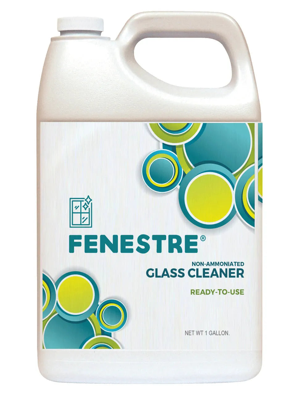 JaniSource Fenestre RTU Non-Ammoniated Glass Cleaner, 1 Gallon