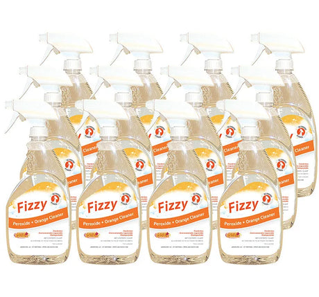JaniSource Fizzy Peroxide + Orange Cleaner, RTU - Quart  (Case of 12)
