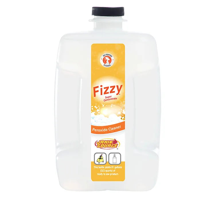 JaniSource Fizzy Super Concentrate Peroxide Cleaner for PRO FLO Dispensing System - 80 oz (Case of 2)