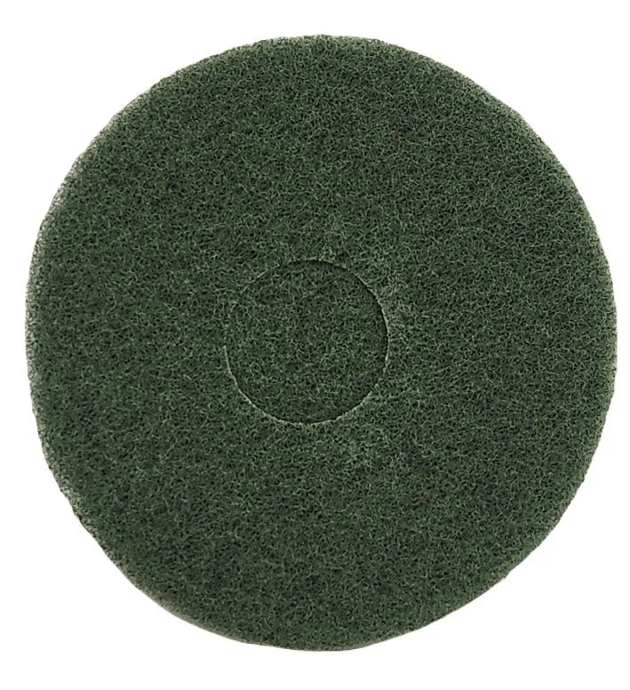 JaniSource Green Scrubber Floor Pad, 12-Inch Dia (Case of 5)
