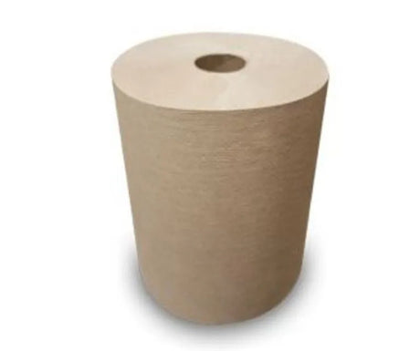 JaniSource Hardwound Roll Towel, Brown, Controlled, 7.5" x 800' (Case Of 6)