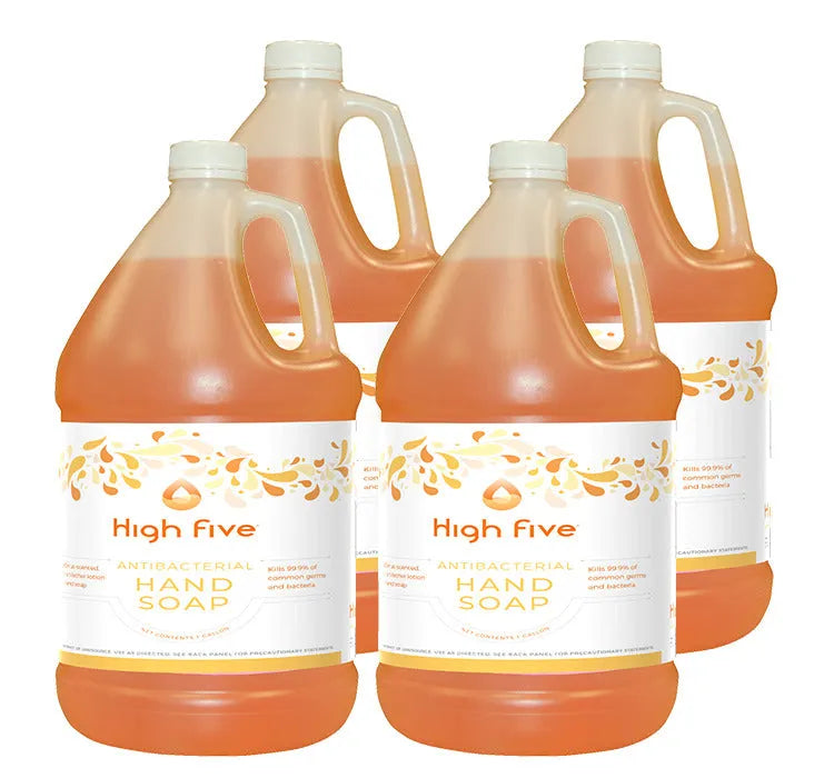 JaniSource HighFive Antibacterial Hand Soap, 1 Gallon (Case of 4)