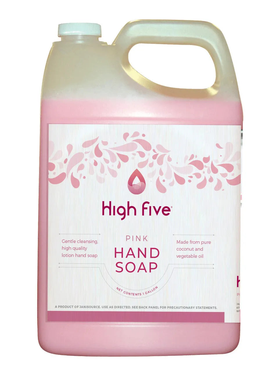 JaniSource HighFive Pink Lotion Hand Soap, 1 Gallon