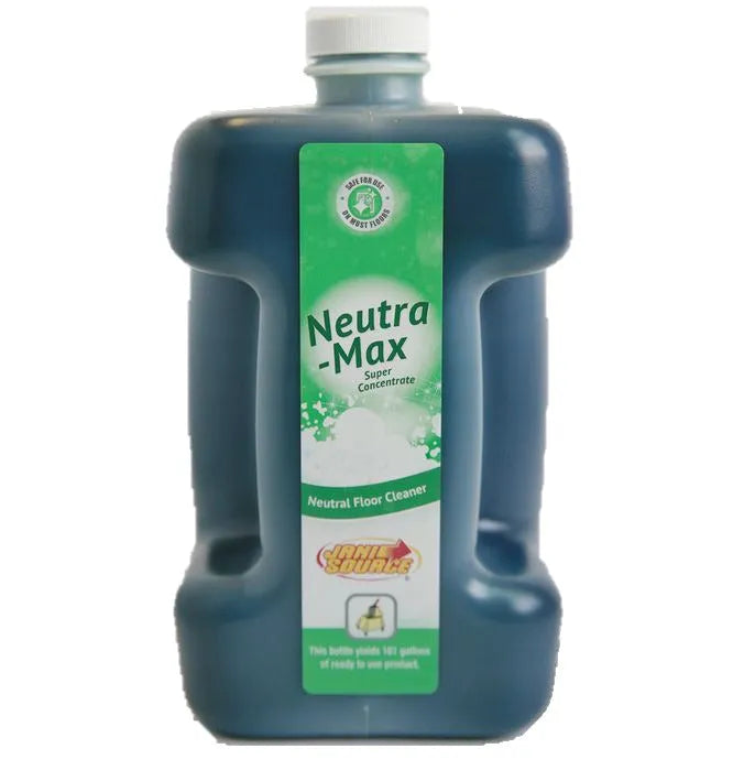 JaniSource NeutraMax Super Concentrate Neutral Floor Cleaner 1:256 for PRO FLO Dispensing System - 80 oz (Case of 2)