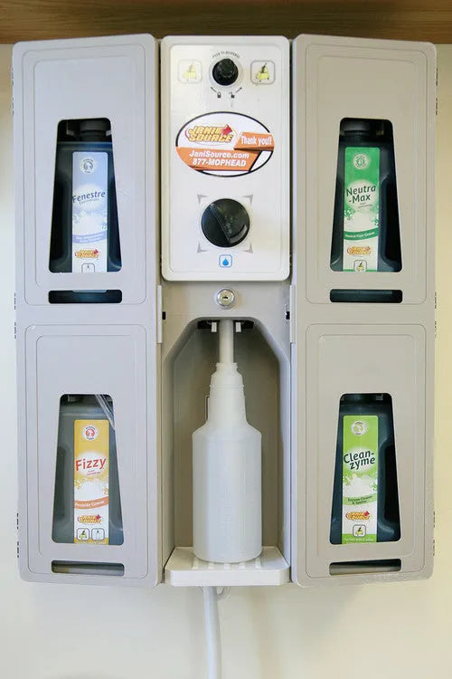 JaniSource PRO FLO Dispensing System, 4 Unit Model, 1 Each