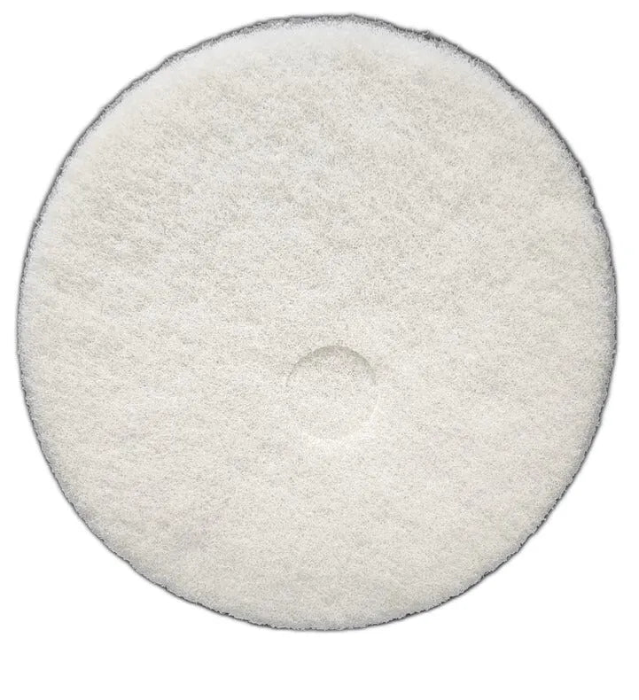 JaniSource Super High White Polishing Floor Pad, 20-Inch Dia (Case of 5)
