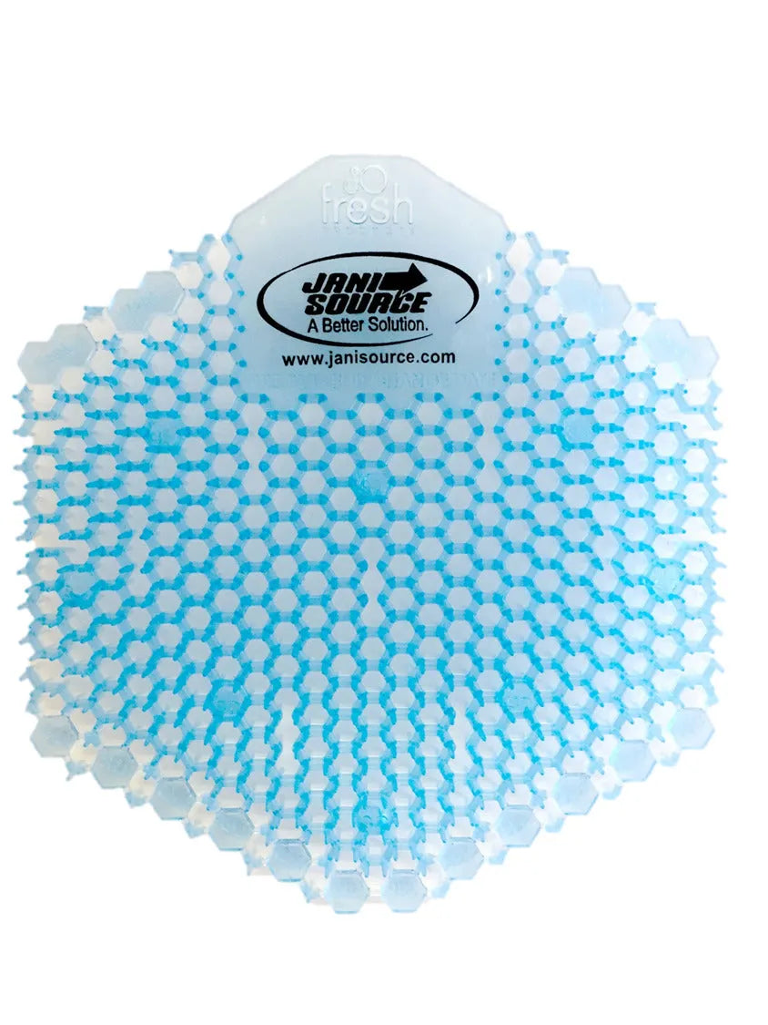 JaniSource Wave 3D Urinal Screen Deodorizer, Cotton Blossom, 2-Pack