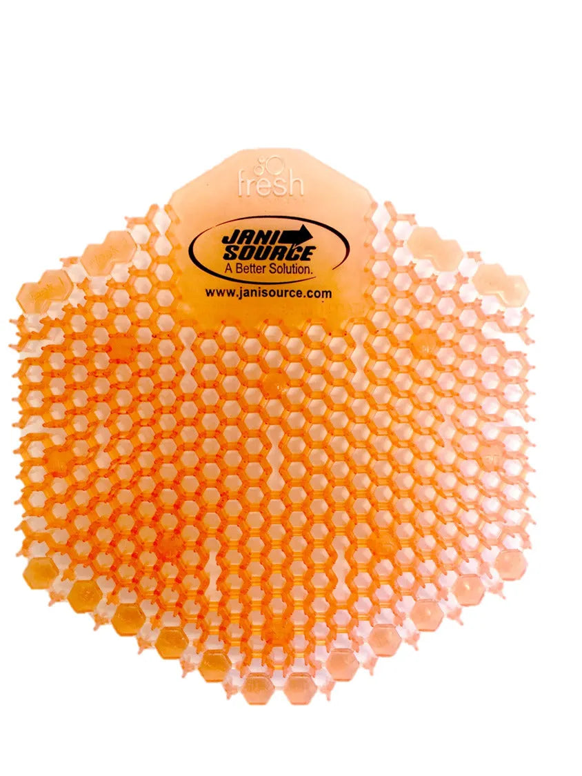 JaniSource Wave 3D Urinal Screen Deodorizer, Mango, 2-Pack