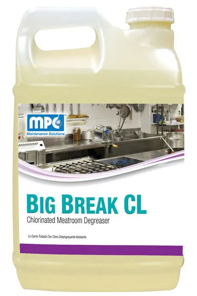 MPC Maintenance Solutions Big Break CL Chlorinated Meatroom Degreaser, 1 gallon - Case of 4