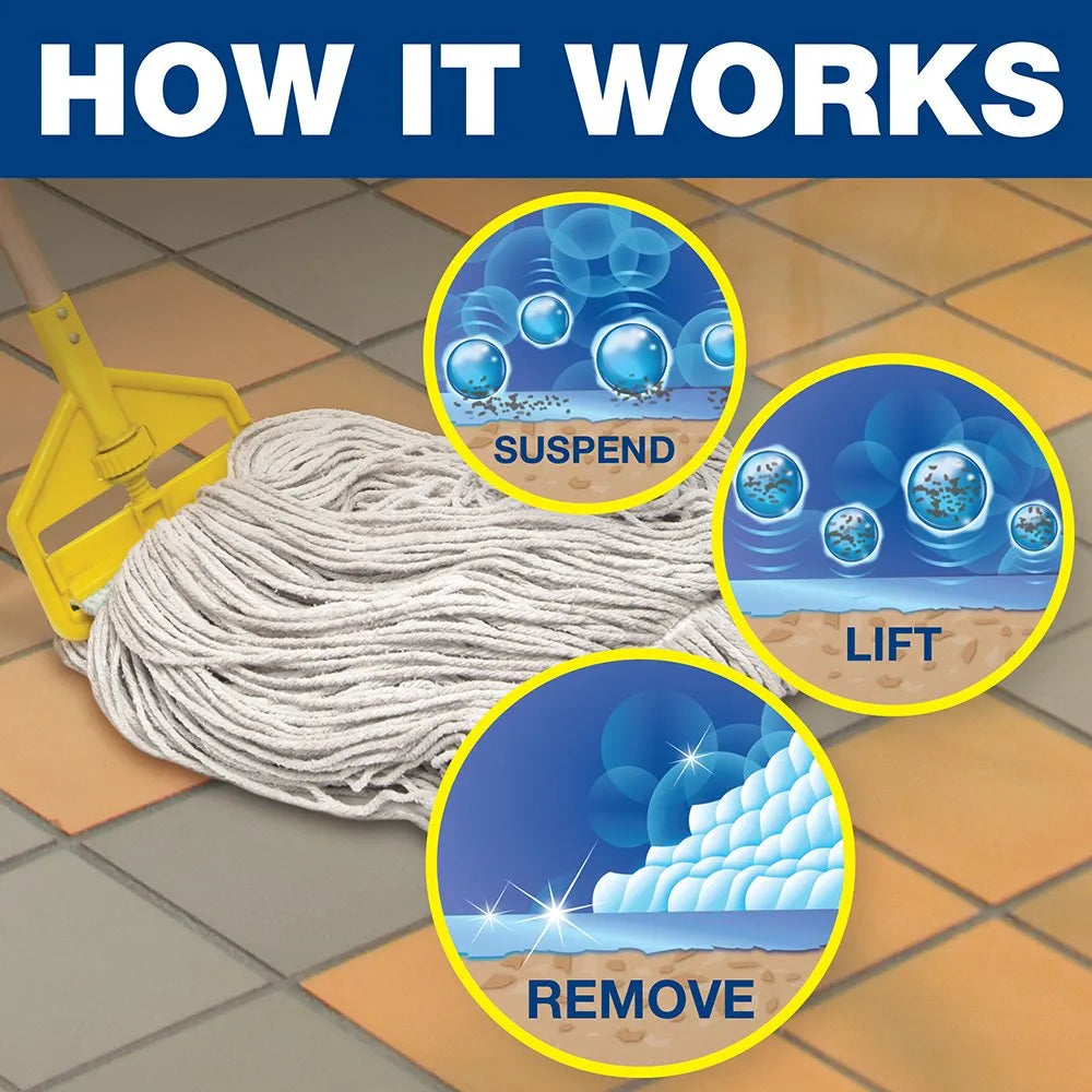 Mr. Clean 02621 Concentrated Floor Cleaner, 1 Gallon, Case of 3