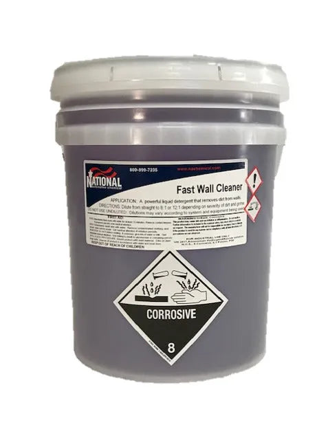 National Automotive Chemical Fast Wall Cleaner, 5 Gallon Pail