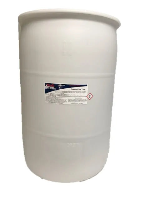 National Automotive Chemical Green Fire Tire, Rim & Wheel Cleaner, Pine Scent, 55 Gallon Drum
