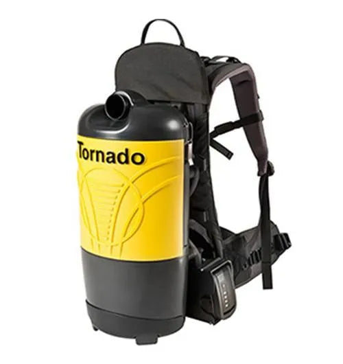 Tornado Pac-Vac 6 Roam 6-quart battery-powered backpack vacuum with ergonomic design, battery not included