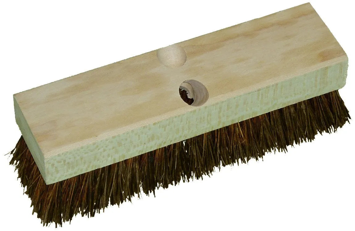 Zephyr 10" Deck Brush and Wood Block, Case of 12