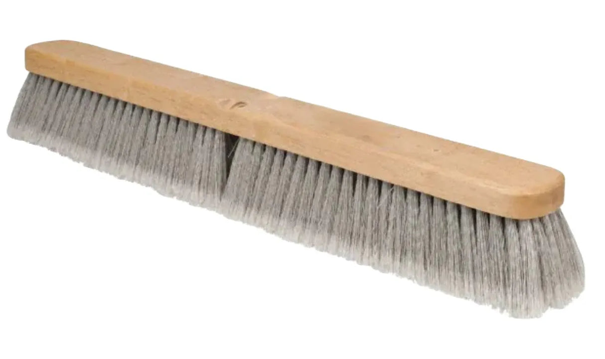 Zephyr Fine Sweep Push Broom, 24" L, Grey, Each (39024)