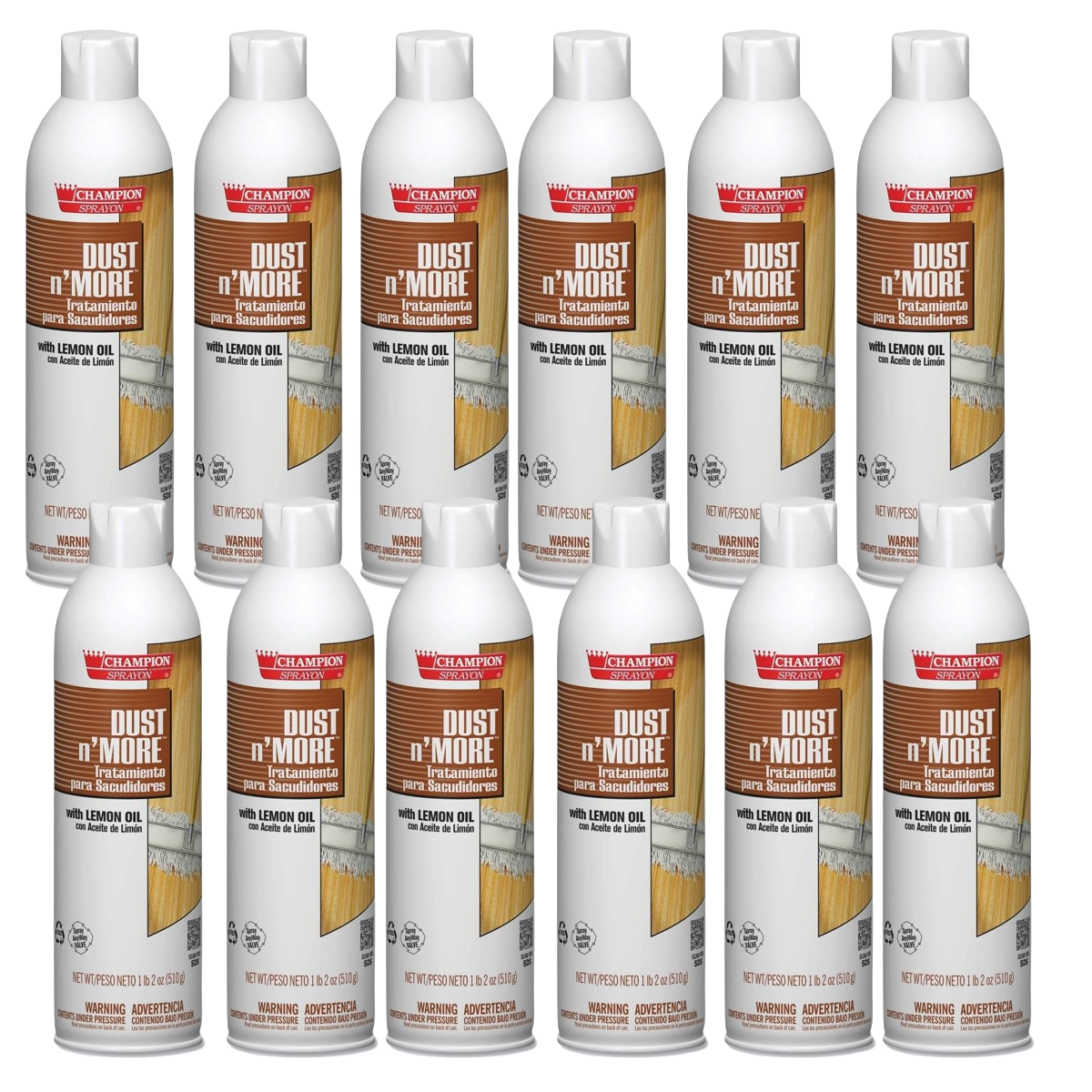 Dust N' More Dust Mop Treatment, with Lemon Oil, 18 oz Net, Aerosol