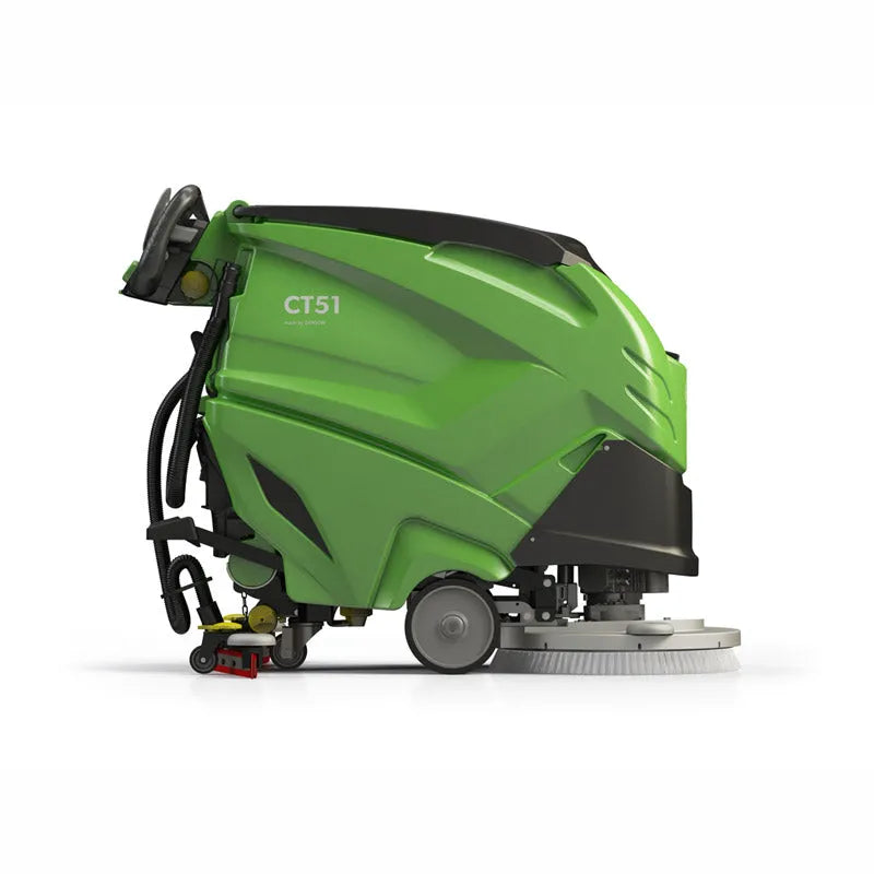 IPC CT51BT70 28" Walk-Behind Floor Scrubber – Traction Drive, Battery Powered, On-Board Charger
