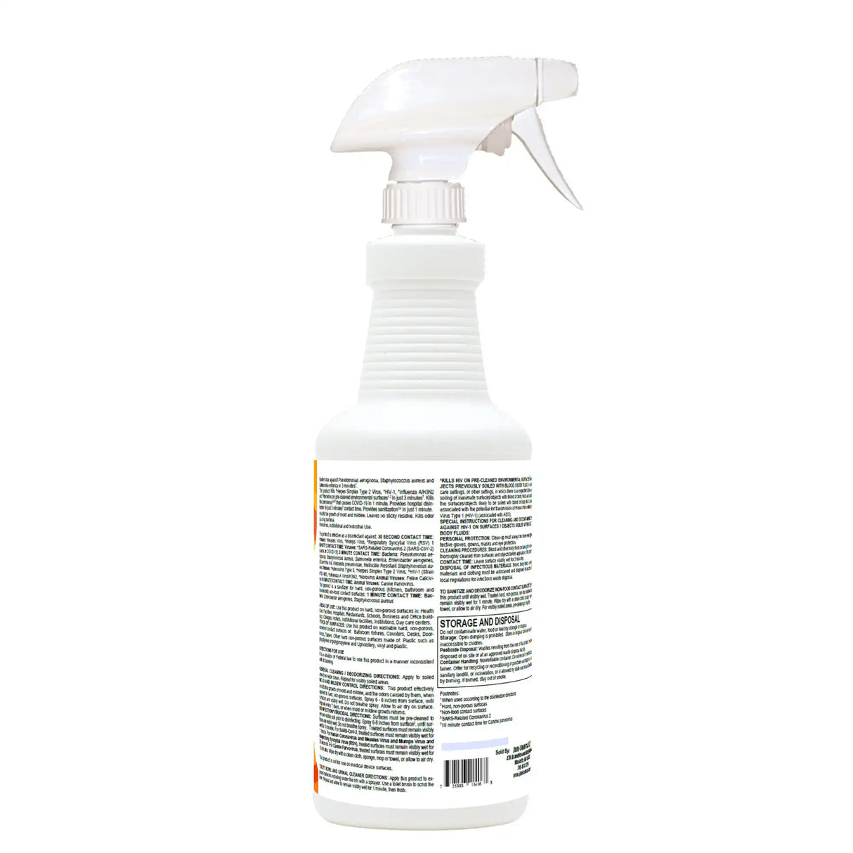 Fizzy RTU Peroxide Disinfectant Cleaner – 32 oz Quart