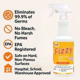 Fizzy RTU Peroxide Disinfectant Cleaner – 32 oz Quart