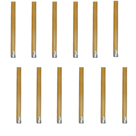 Mop Handle, Lie-Flat Screw-In, 60"