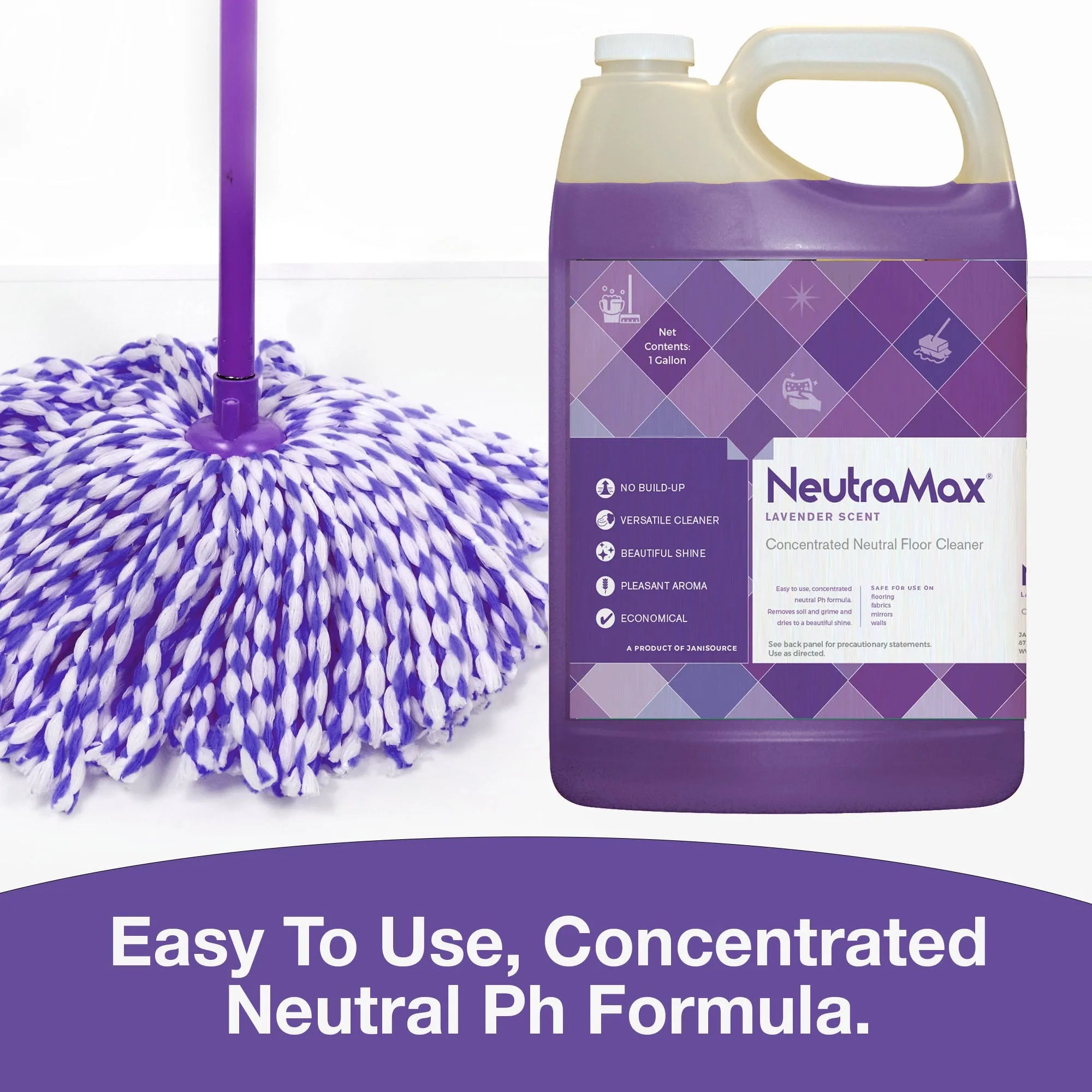 Neutramax Lavender Scented Concentrated Neutral Floor Cleaner, 1